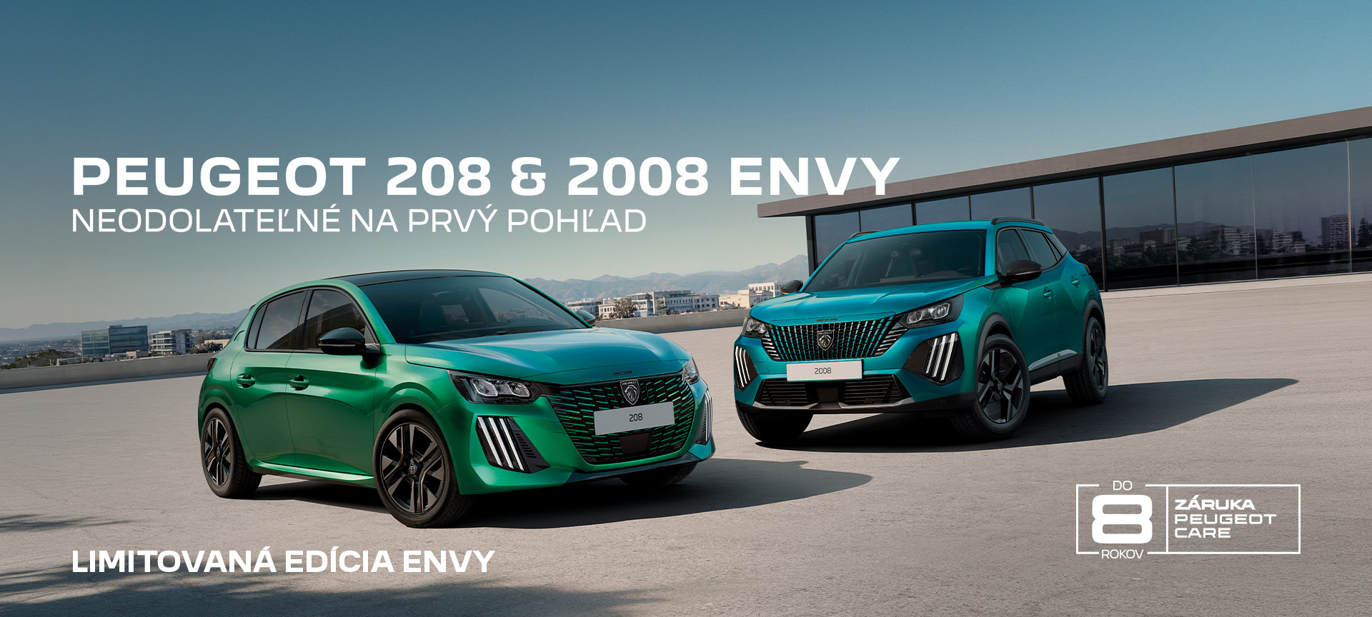 Peugeot 208 a 2008 v limitovanej edícii Envy