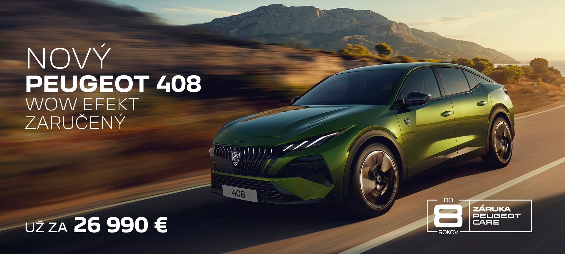 Nový Peugeot 408 už za 26 990 €